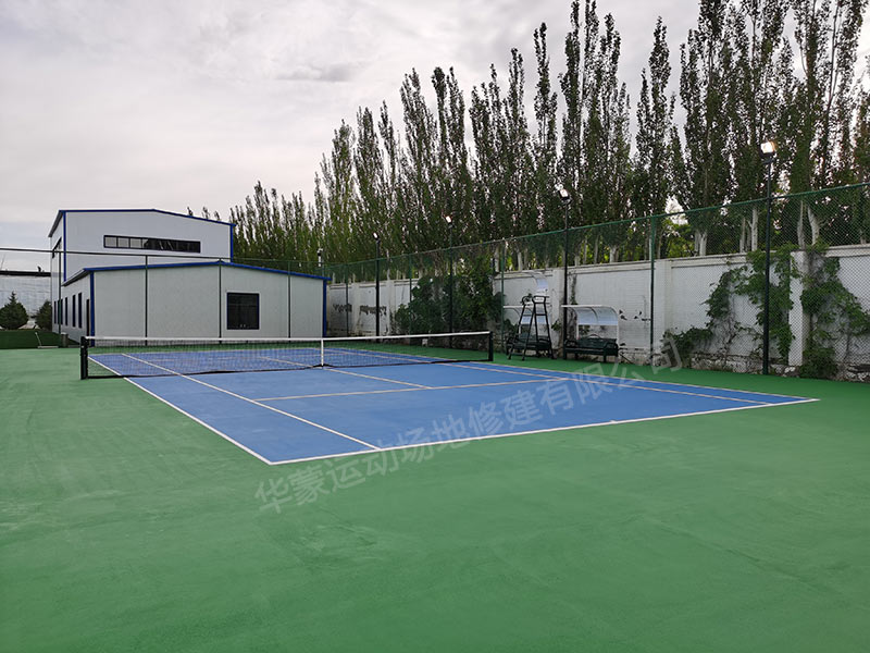 阿拉善軍分區(qū)塑膠網(wǎng)球場地