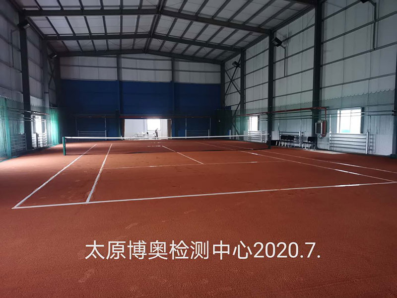 2020.7月份紅土網(wǎng)球場完工案例
